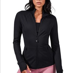 Black slim fit hoodie